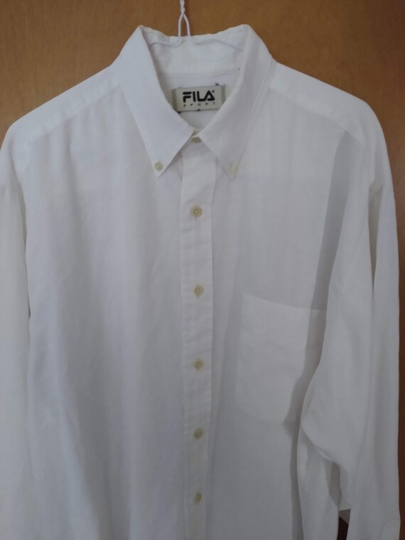 fila button down shirt