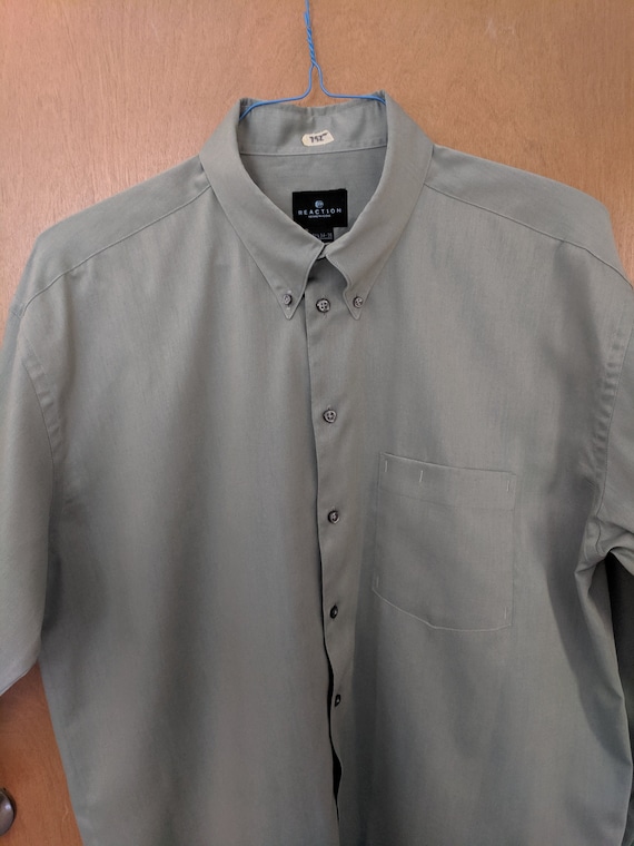 Kenneth Cole Reaction Button Down Shirt S 16 1/2 34-35 (green) - Etsy