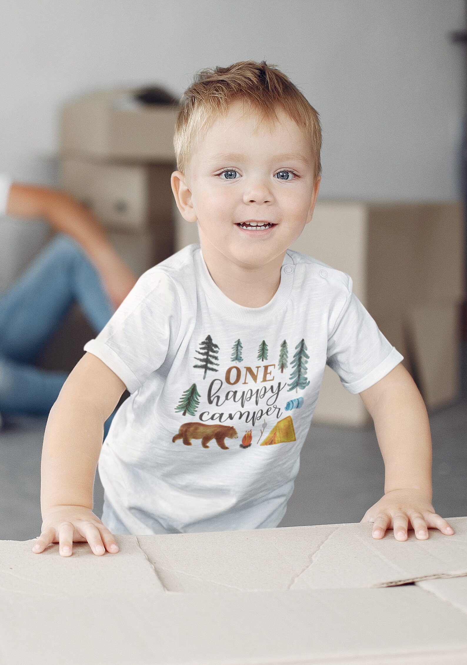 One Happy Camper Shirt® Cute Baby First Birthday Shirt® Etsy