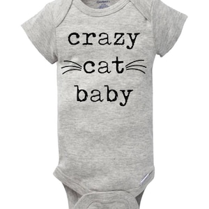 Crazy Cat Baby Onesie® - Funny Cat Lover Gift