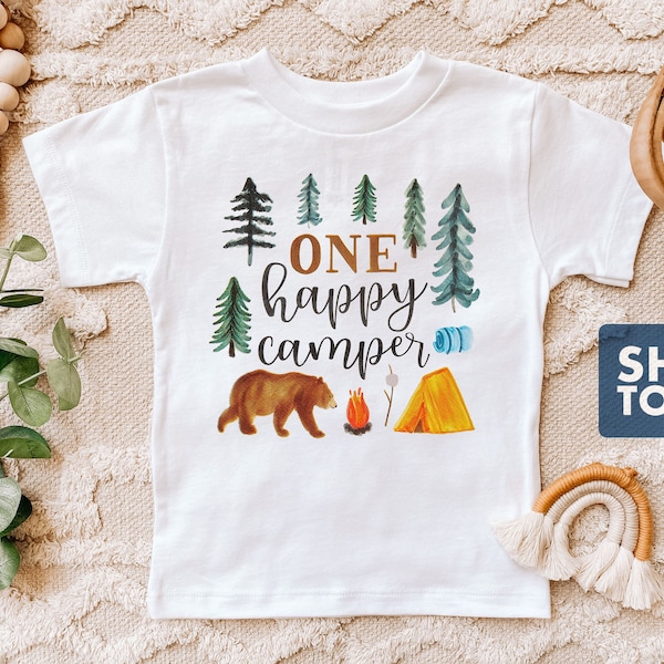 Happy Camper Shirt Etsy