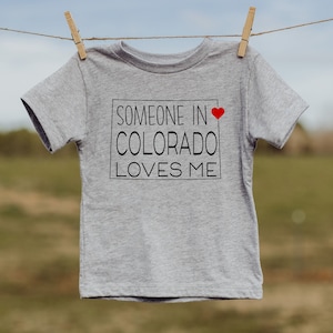 Colorado Loves Me Kids Shirt - Long Distance Gift