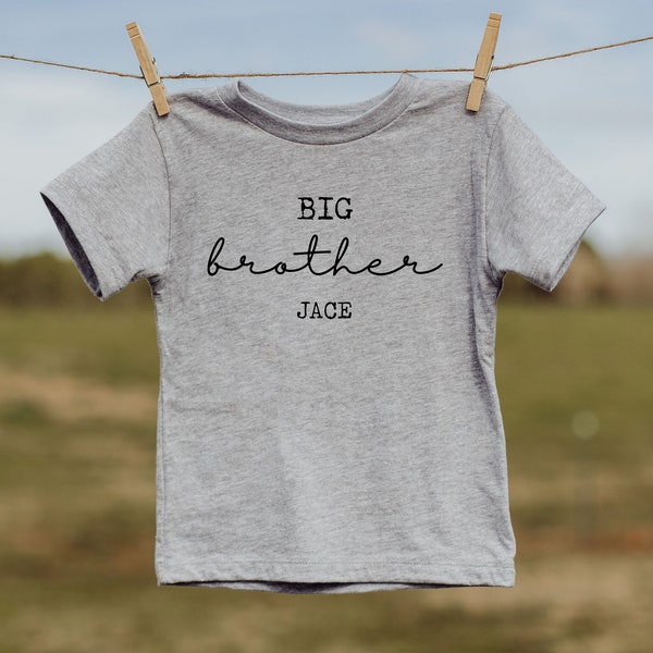 Big Brother Shirt: Custom Kids Tee