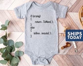 Funny Programmer Baby Onesie®: Coder Gift