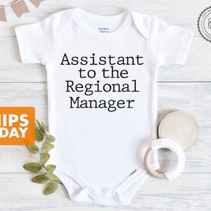 Assistant to the Regional Manager Baby Onesie® - The Office Funny Bodysuit