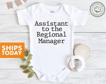 Assistant to the Regional Manager Baby Onesie® - The Office Funny Bodysuit