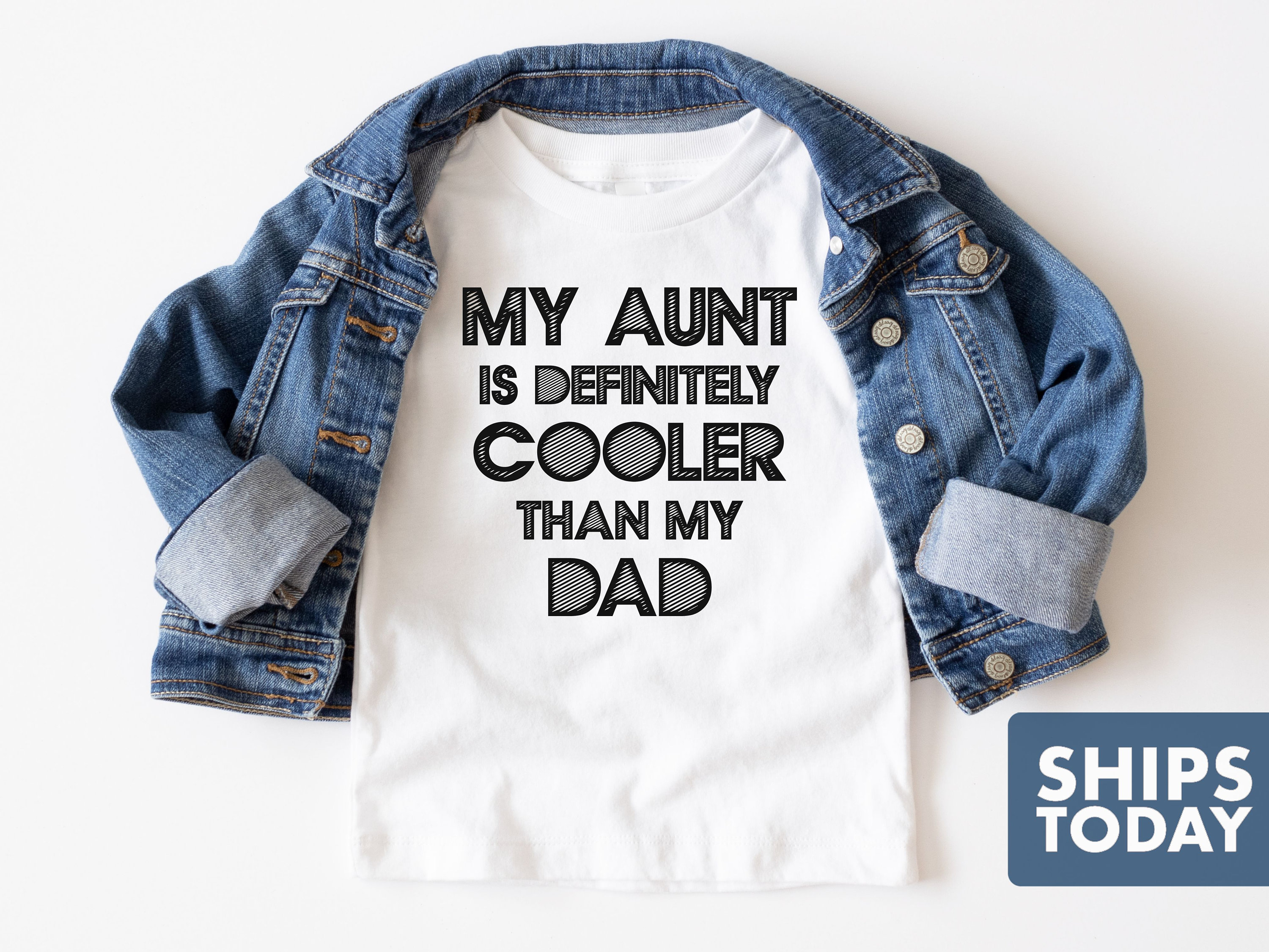 Kleding Unisex kinderkleding Tops & T-shirts T-shirts T-shirts met print Don't Make Me Call My Auntie Baby Peuter Kids T-shirt Tee Gift Van Tante Nieuwe Baby Familielid Neefje 