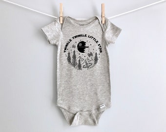 Twinkle Twinkle Little Star Onesie® - 100% Cotton or Cotton Blend - Available in White, Pink or Grey