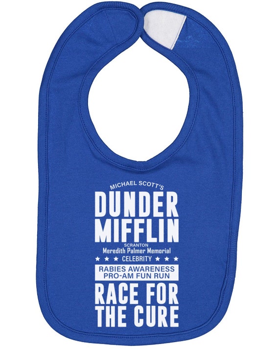 Rabies Fun Run The Office Baby Bib Etsy