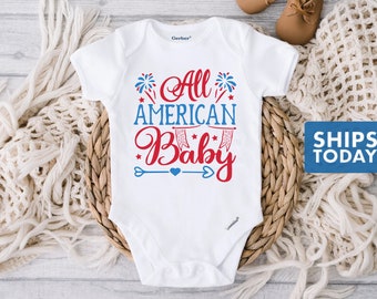 All American Baby Onesie® - 4th of July Bodysuit