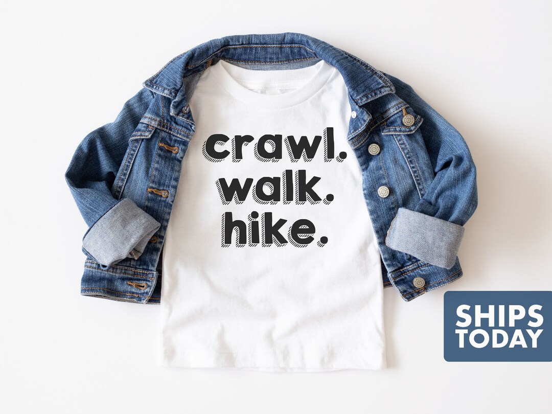Adventure Baby Clothes Crawl Walk Hike Toddler Shirt Kids Mountain