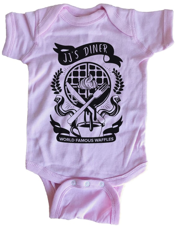 Leslie Knope Parks and Recreation JJ/'s Diner Baby Onesie Pawnee Indiana Baby Bodysuit or Toddler Shirt