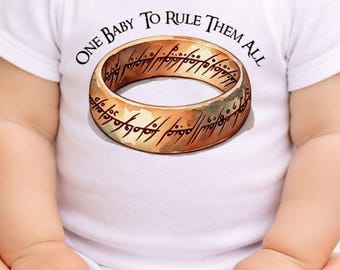 One Baby To Rule Them All Onesie® | Cute Fantasy Halfing Bodysuit