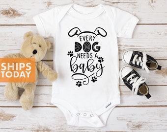 Every Dog Needs A Baby Onesie Baby Gift Cute Baby Clothes Funny Saying Dog Baby Onesie Dog Baby Onesie - Etsy Denmark