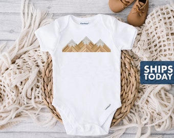 Wood Mountain Baby Onesie®: Adventure Hiking Bodysuit