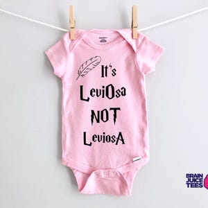 LeviOsa Not LeviosA Onesie®: Wizard Baby Bodysuit