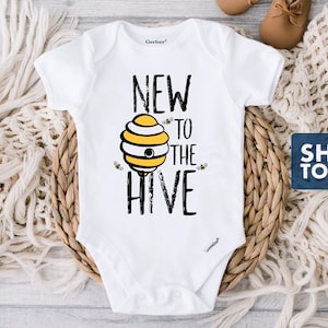 Bee &quot;New to the Hive&quot; Gerber Onesie® - Baby Bodysuit