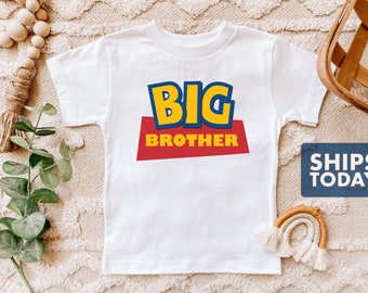 Big Brother Shirt - Cute Big Brother Shirt - Vintage Big Brother Kids shirt - Hipster Big Brother Tee