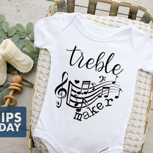 Treble Maker Baby Onesie: Music Lover Gift