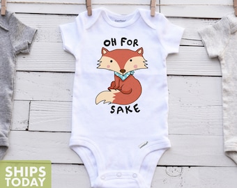 For Fox Sake Onesie® - Funny Fox Baby Clothes