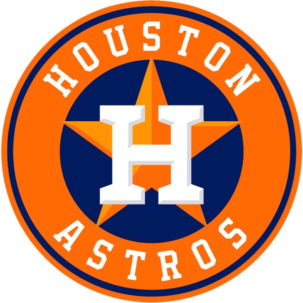 Texas Houston Astros, Houston Baseball, Aluminum Metal Shape Wreath sign Home Decor