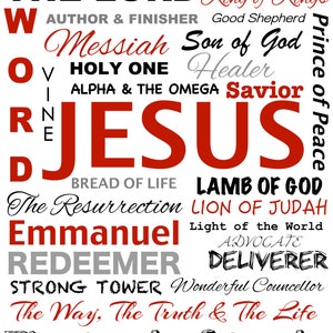 Jesus Holy One the Lord Emmanuel Lamb of God Messiah Wall - Etsy
