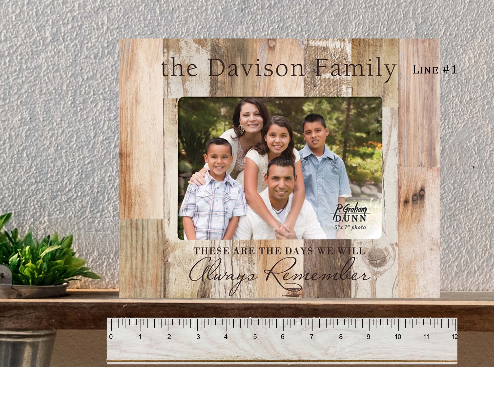 Personalized Photo Frame Rustic Wood Frame These Are the - Etsy