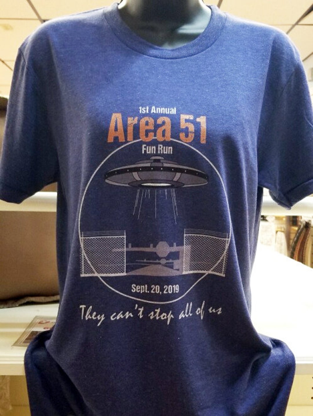 AREA 51 Fun Run T-shirt - Etsy