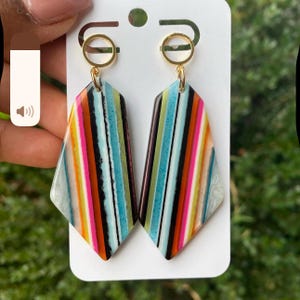 handmade  stud earrings | modern earring | statement earring