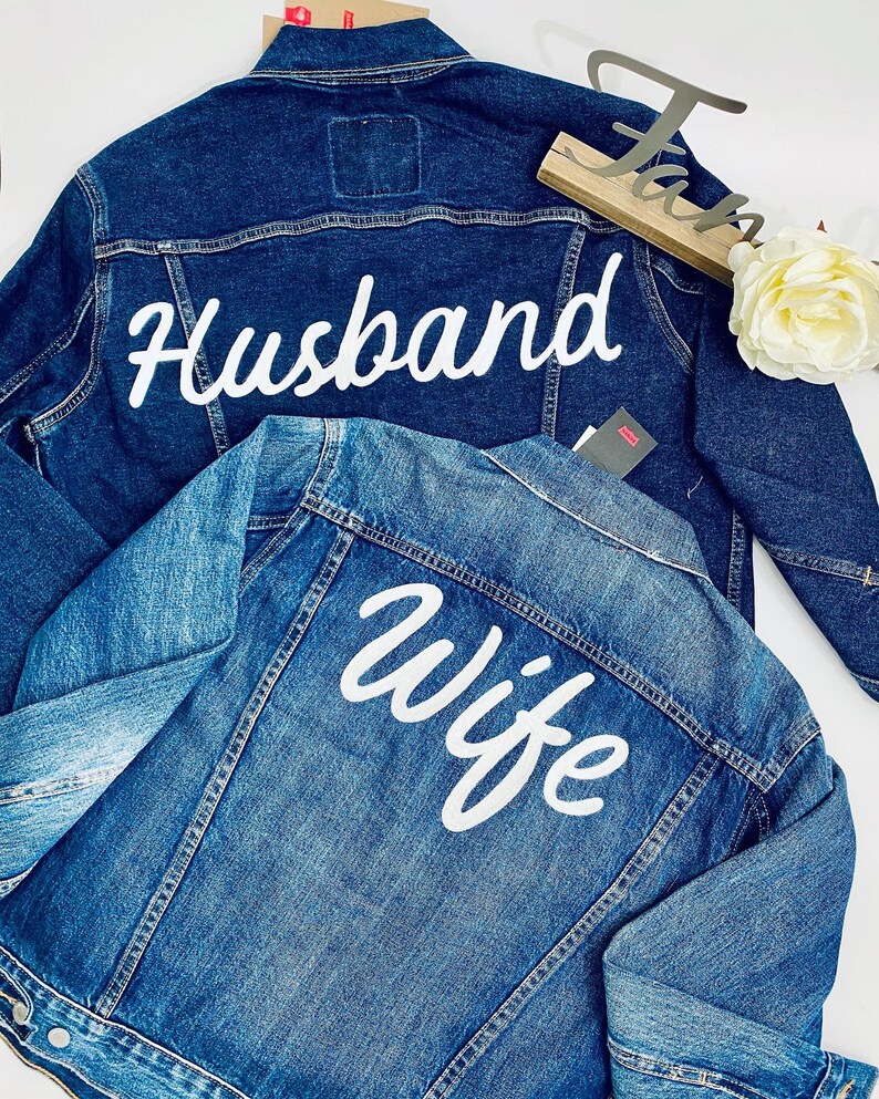 Bride Denim Jacket Personalized Custom Wedding Jacket Bride Etsy