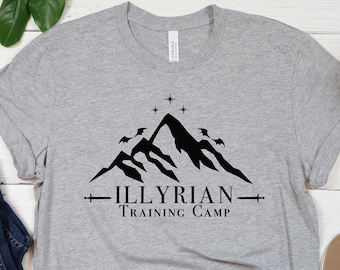 Illyrisches Trainingslager, A court of Thorns And Roses Shirt, Acotar Velaris Shirt, The Night Court Shirt, Bookish Shirt, City Of Starlight