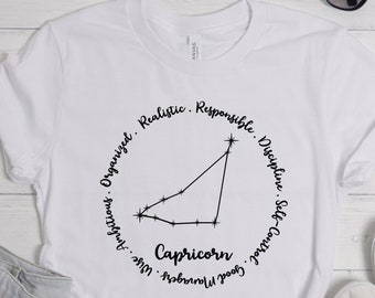 Capricorn Zodiac Shirt, Capricorn Shirt, Capricorn Gift, Gift For Capricorn, Capricorn Merch, Capricorn Apparel, Capricorn Birthday Gift