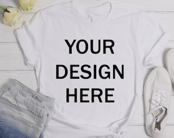 Diseño de camiseta personalizada, tu diseño aquí, camiseta con tu diseño personal personalizado