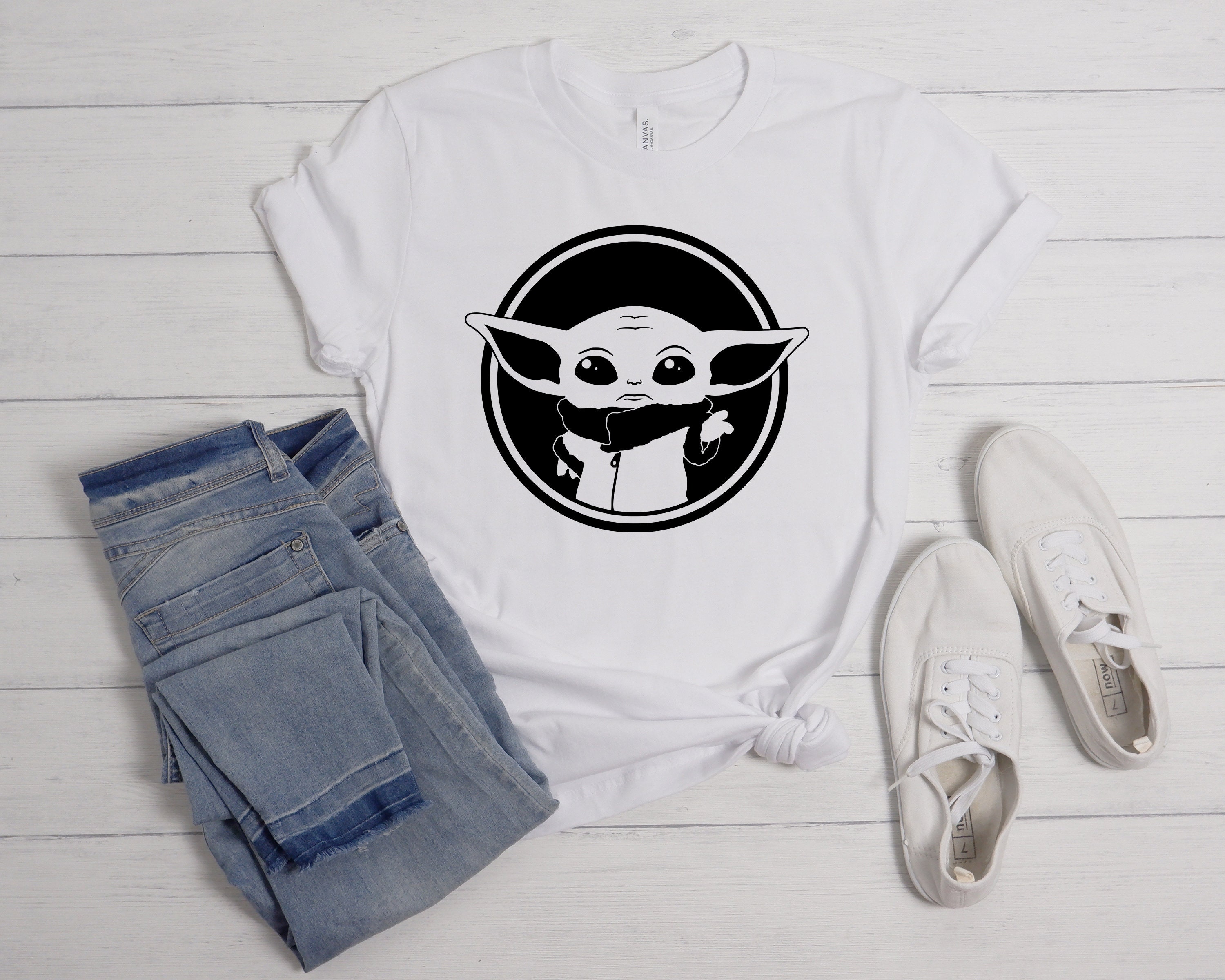 Discover Camiseta Baby Yoda Disney Personaje Lindo Divertido para Hombre Mujer