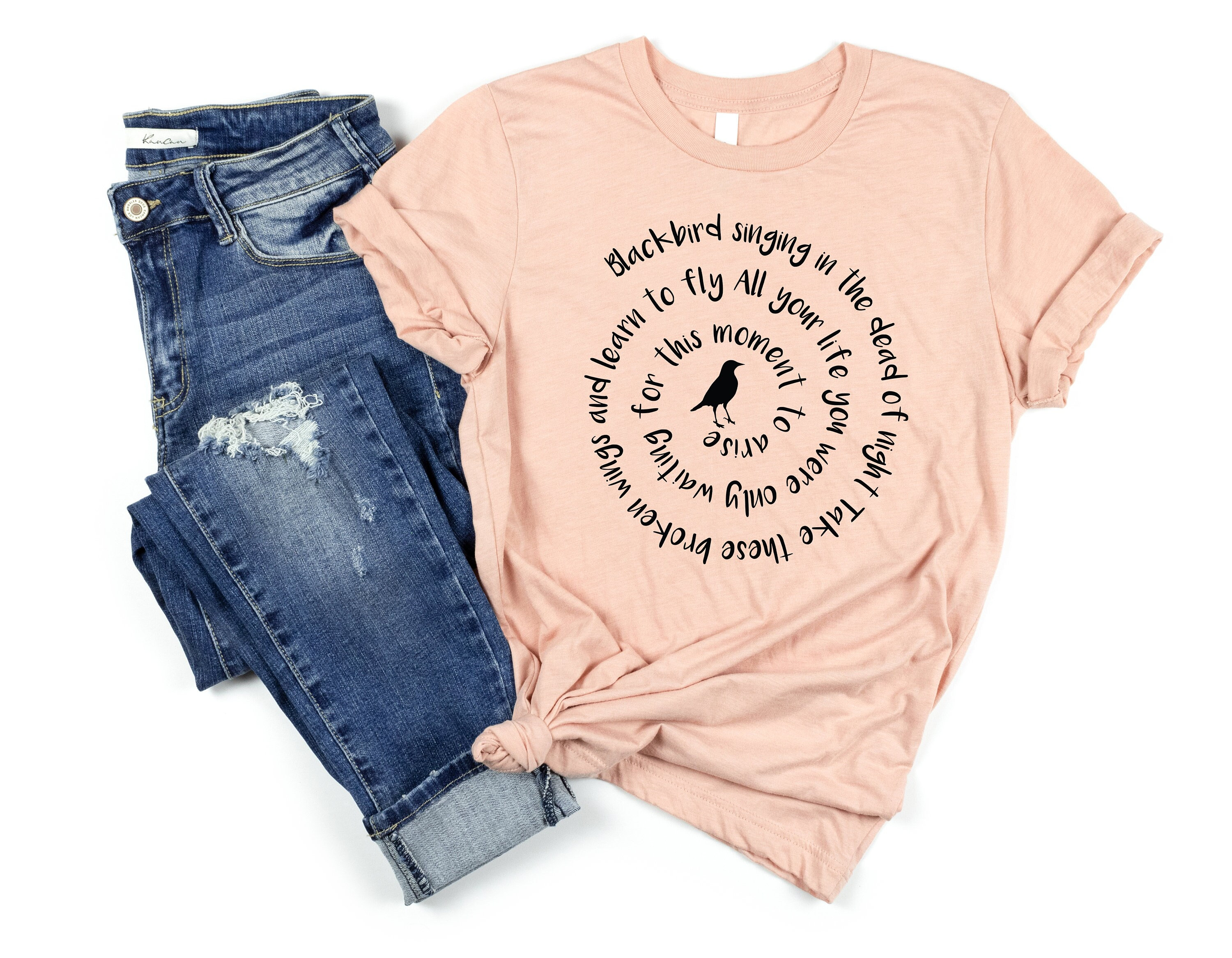 Blackbird Singing in the Dead of Night, Rock and Roll Fans Shirt 