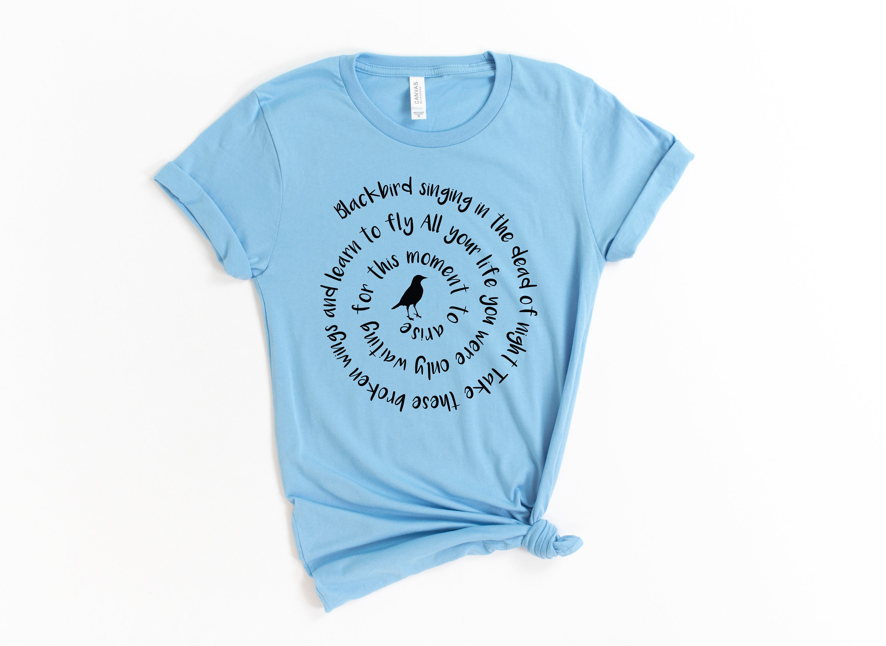 Blackbird Singing in the Dead of Night, Rock and Roll Fans Shirt 