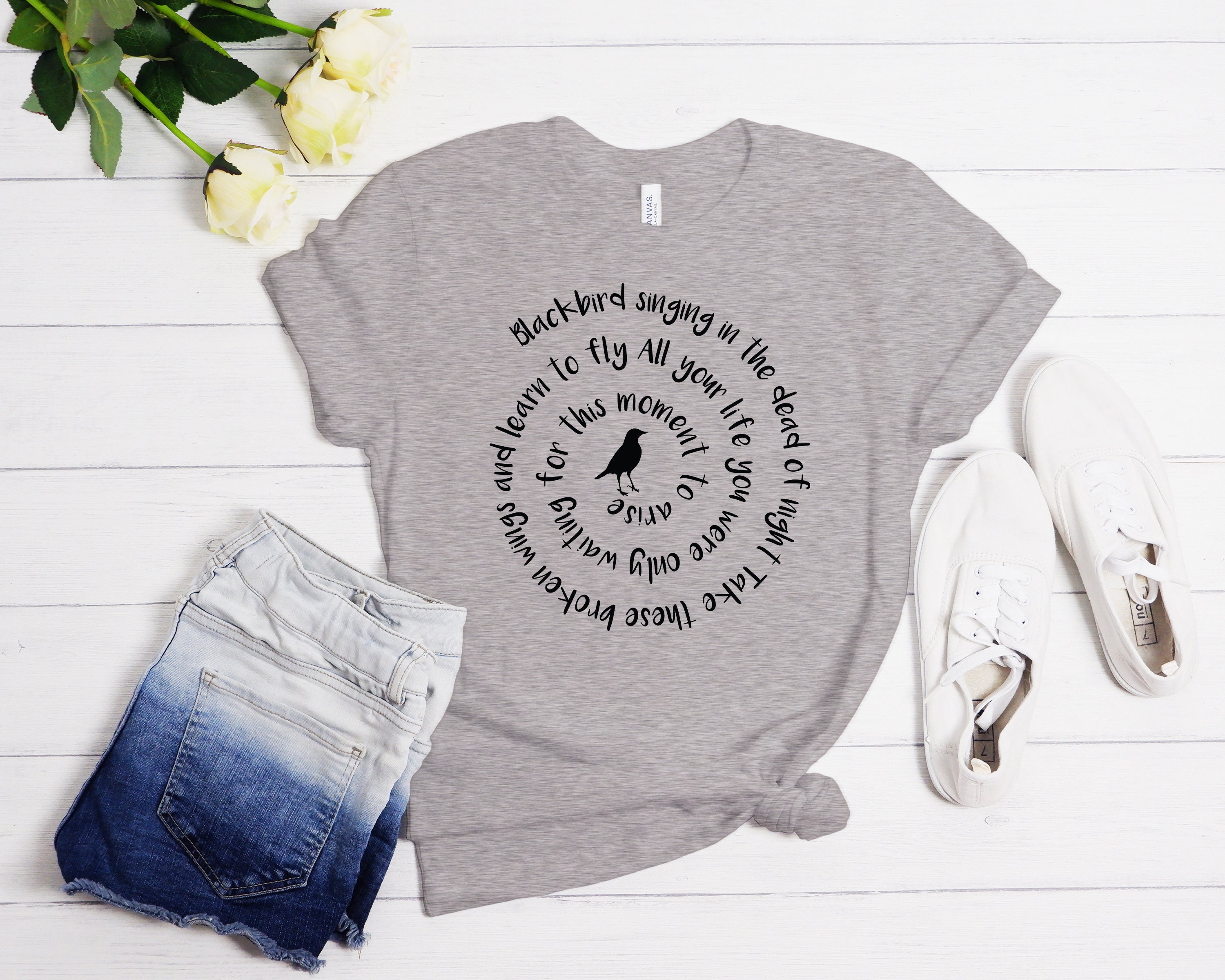 Blackbird Singing in the Dead of Night, Rock and Roll Fans Shirt