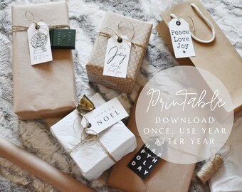 Thank You Tags Instant Download JPG or PDF Wooden - Etsy