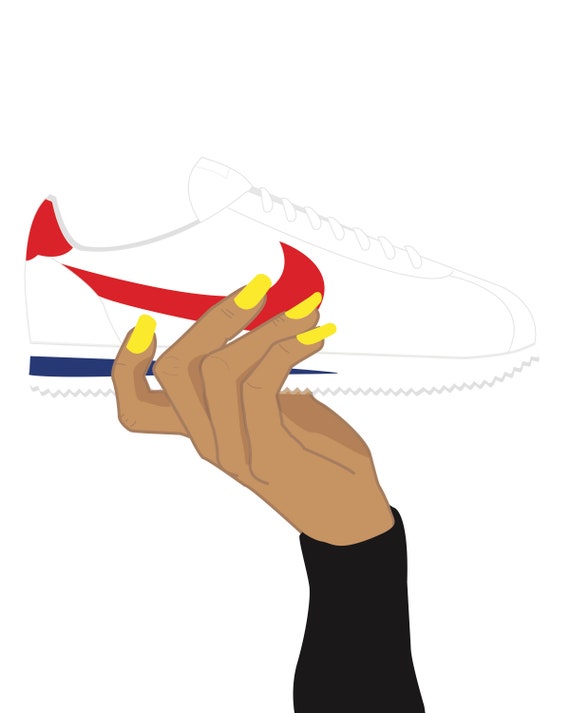 nike cortez print