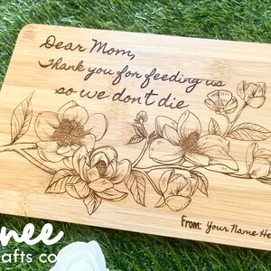 Funny Mothers Day Custom Cutting Board, Mothers Day, Funny, MothersDay Gift, Cutting Board Mom, Cutting Board Gift, Customized Cutting Board
