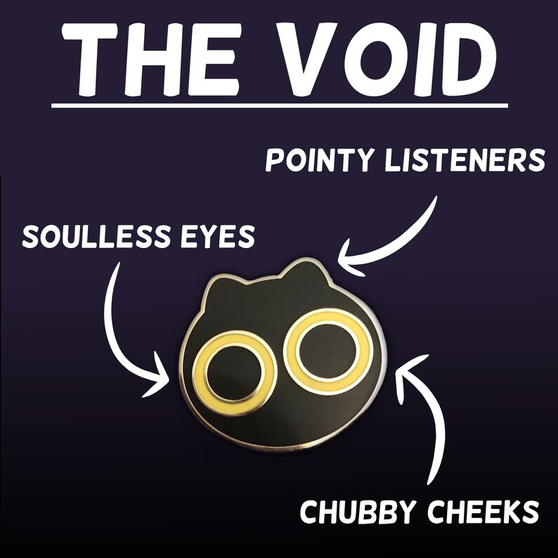 The Void Enamel Pin Etsy