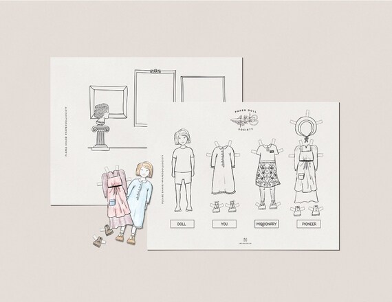 international paper dolls