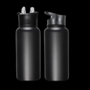 32 oz Stainless Steel Double Walled-2 lid Tumbler - Customizable