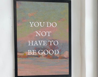 Mary Oliver Poem Print: Wild Geese Quote Art (Digital Download)
