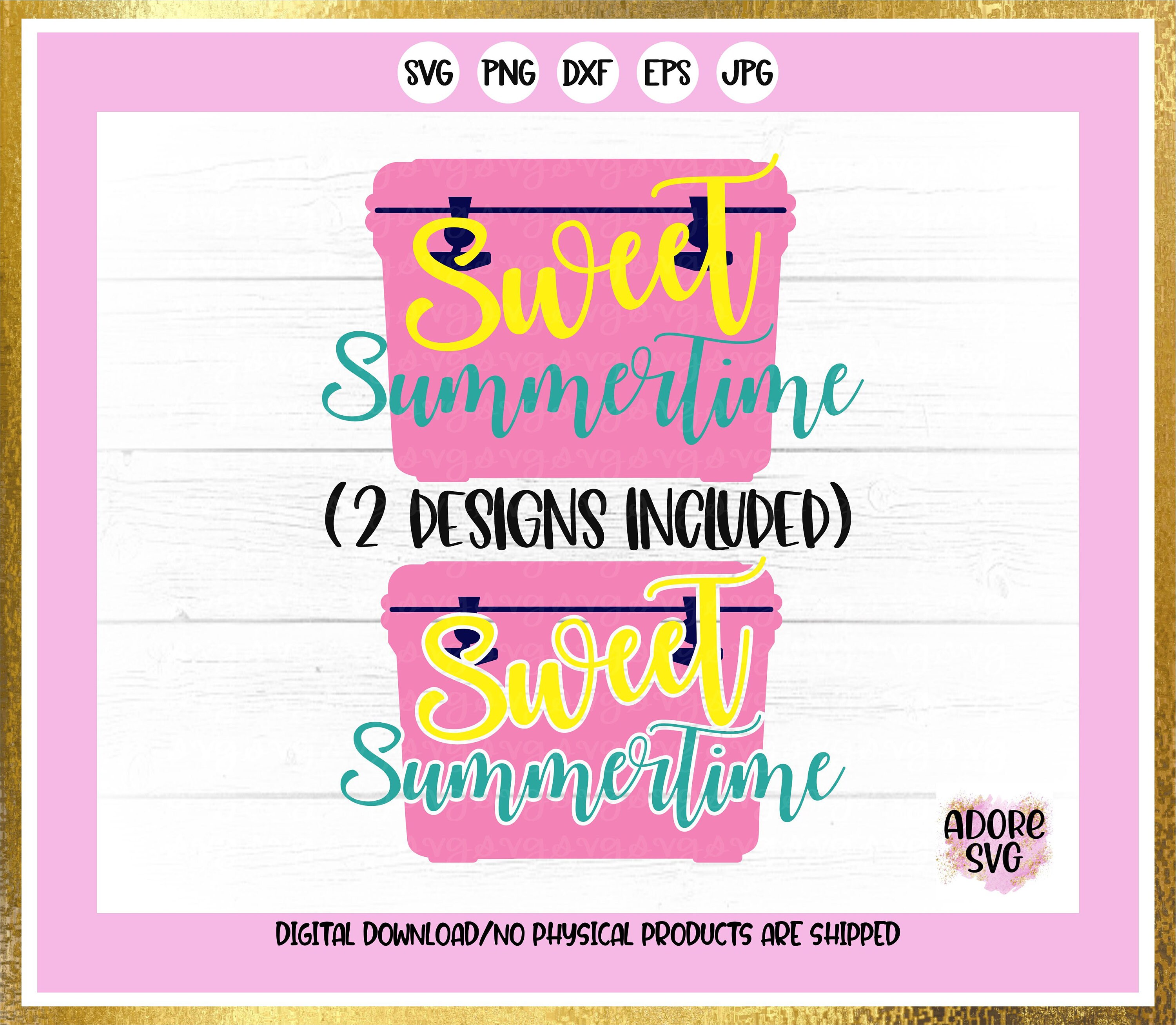 Download Summer Svg Summertime Svg Cooler Svg Yeti Svg Camping Svg Beach Svg Sweet Summer Svg Summer Svg Designs Summer Cut File Cricut Svg