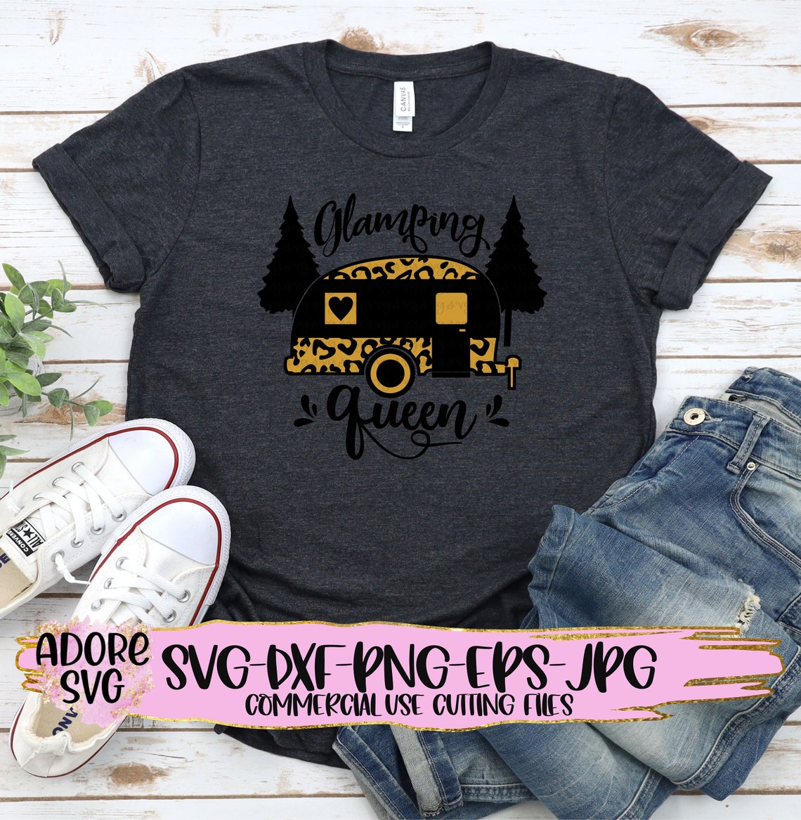 Summer Svg glamping queen svg vacation svg glamping svg | Etsy