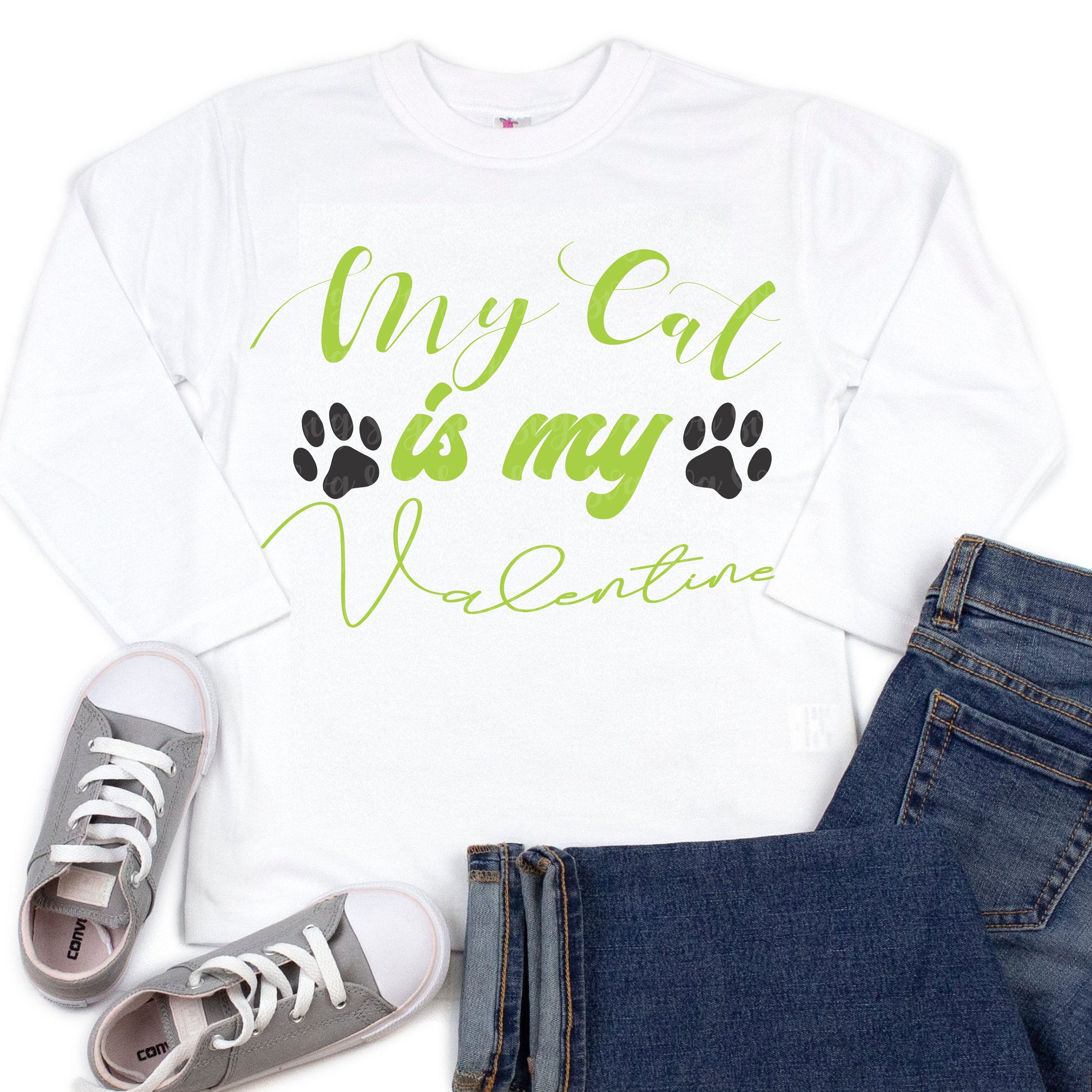 Download Valentine Cat Svg My Cat Valentine Svg My Valentine Svg Girl Svg Valentine Svg Designs Valentine Cut File Cricut Svg PSD Mockup Templates