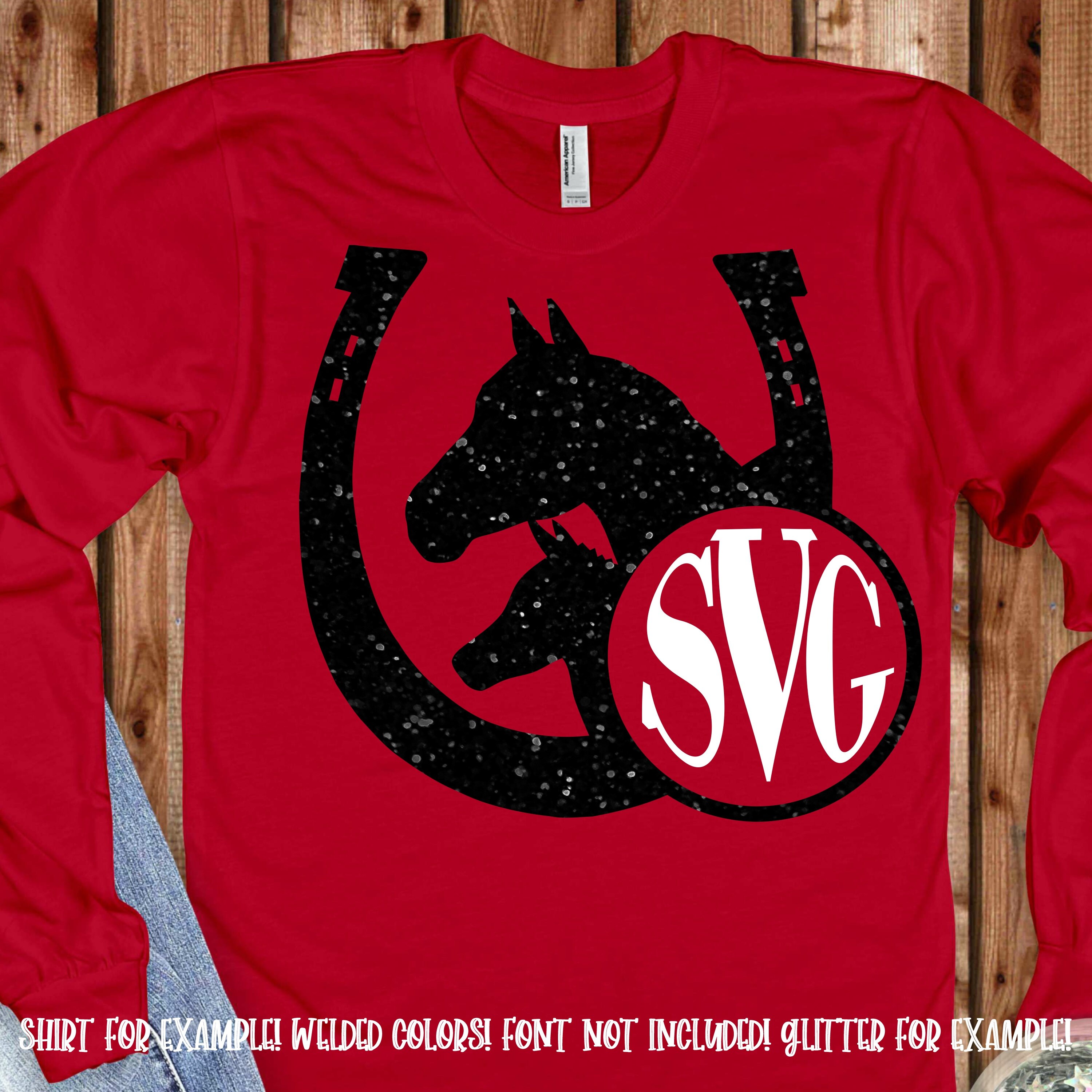 Download horse shoe svg, horse monogram svg, monogram svg, monogram ...