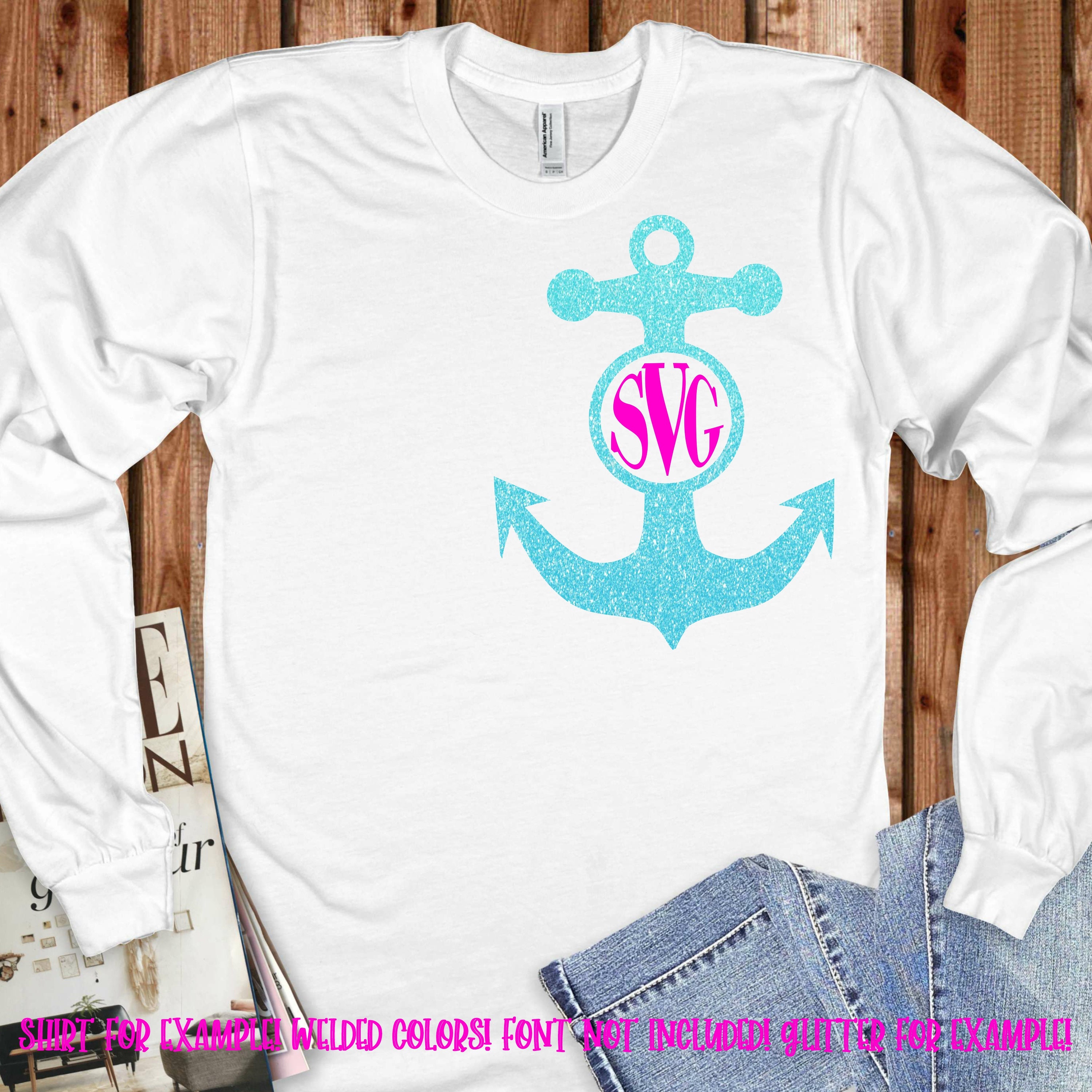 Download Summer Svg Anchor Monogram Svg Anchor Svg Monogram Svg Nautical Svg Vacation Svg Travel Svg Summer Svg Designs Summer Cut File