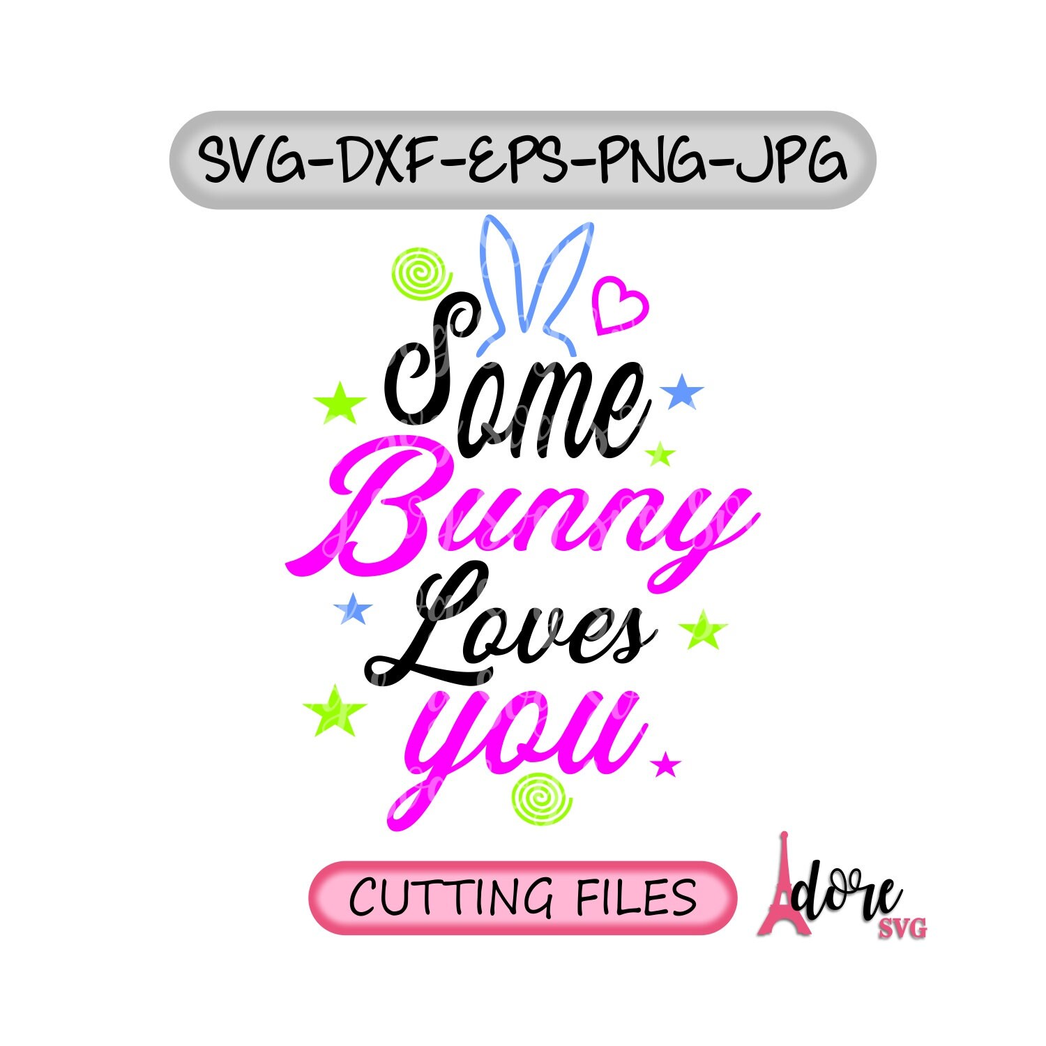 Download Some Bunny Loves You Svg,Easter Svg,Easter Bunny Svg ...